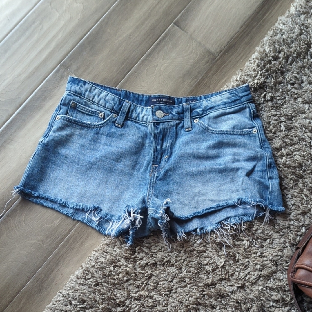 Lucky Brand The Cut Off Denim Shorts
